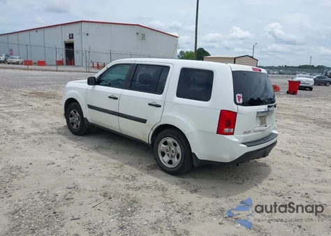 2013 Honda Pilot Lx z USA, uszkodzony, nr VIN 5FNYF3H23DB042825